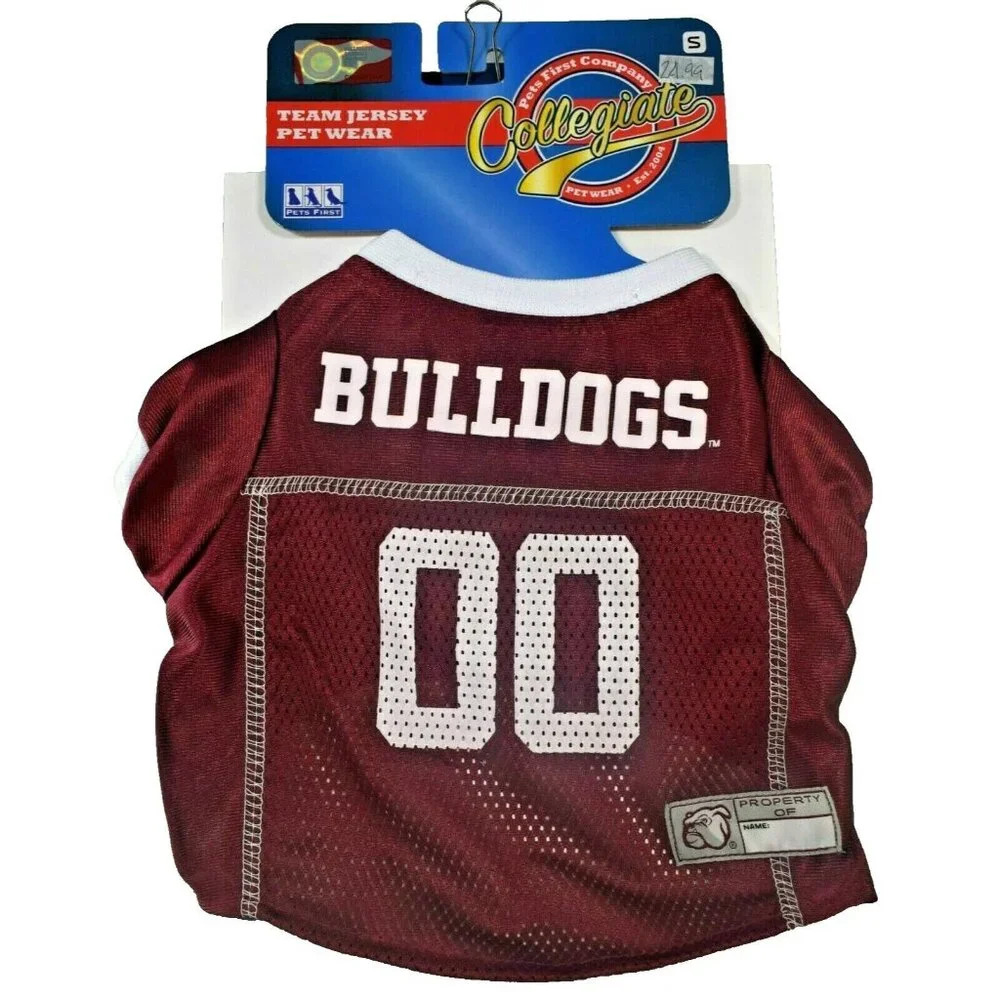 Dog Small 9 to 12 inches NCAA Mississippi State Bulldogs Team Jersey